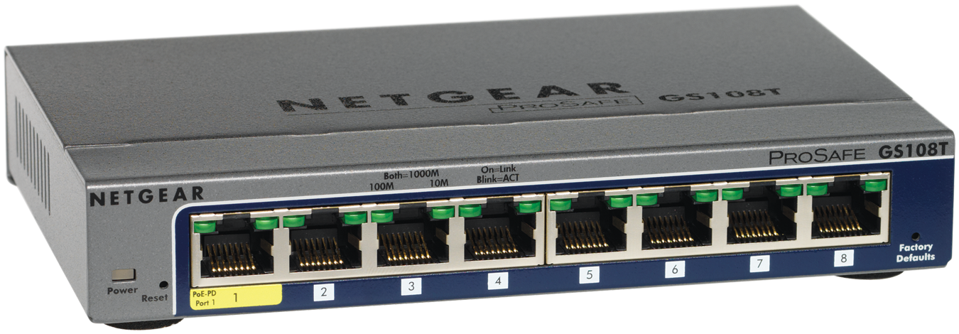  Netgear 24-Port Gigabit Ethernet Hi-Power PoE+ Smart Managed Pro Switch with 2 SFP Ports and optional Insight Remote/Cloud Management (380W)