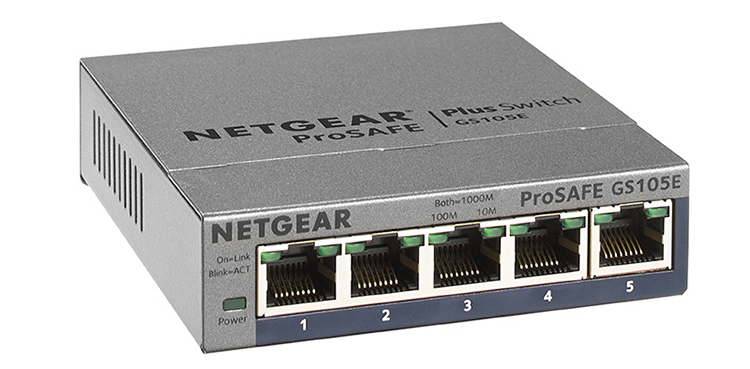NETGEAR ProSafe Plus 5-port Gigabit Switch