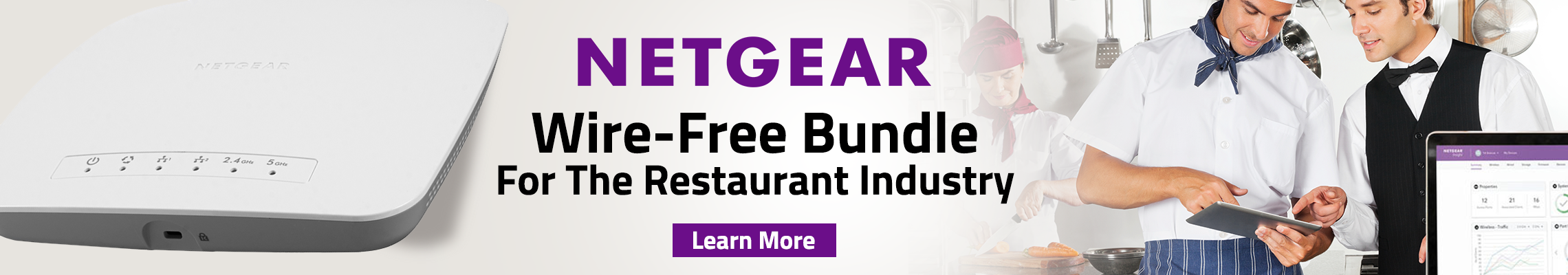 NETGEAR Wire-Free Bundle For The Restaurant Industry
